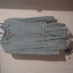 Denim Velvet Heart romber